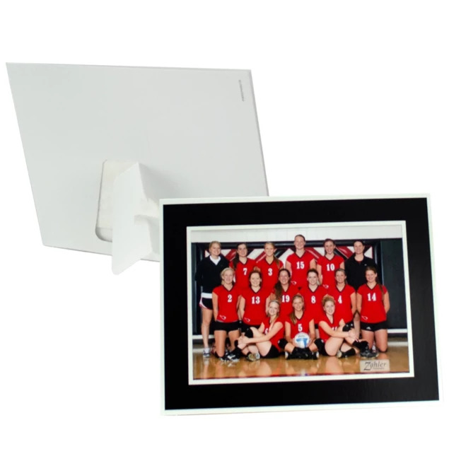 Bottom loading quick load lack White TAP Black Panel Mount easel frame 5x7 vertical horizontal.