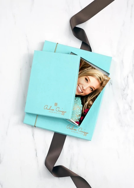 Robin Egg blue Tyndell 3/4" Portrait Box 5x7, 8x10, 11x14 horizonal/vertical.
