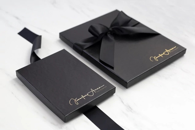 Black Leather Tyndell 3/4" Portrait Box 5x7, 8x10, 11x14 horizonal/vertical.
