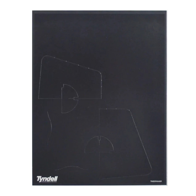 panel mount black easel paper frame