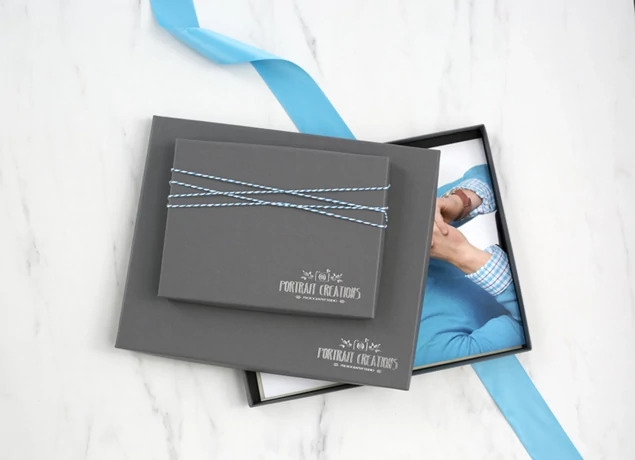 Gray Slate Tyndell 3/4" Portrait Box 5x7, 8x10, 11x14 horizonal/vertical.