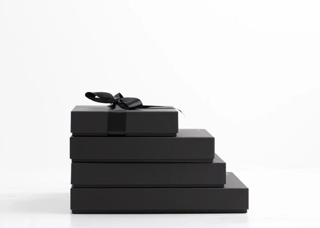 Tyndell TS - 2" Square Presentation Box - Matte Black