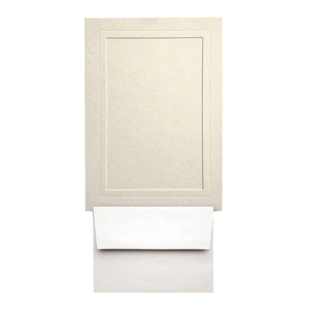 Cream TAP Photo Insert Cards 4x6 25pk with envelope.
