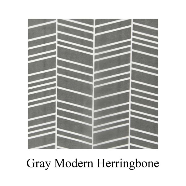 Gray Herringbone Tyndell Tissue 5x20, 10x20, 14x30, 20x30.
