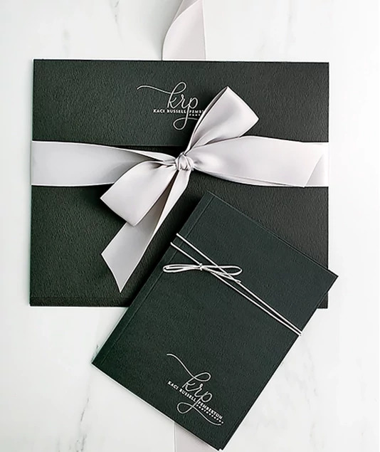 Matte Black Tyndell Photo Case envelope 4x6, 5x7, 8x10, 8.5x12, 11x14, 16x20 horizontal/vertical.
