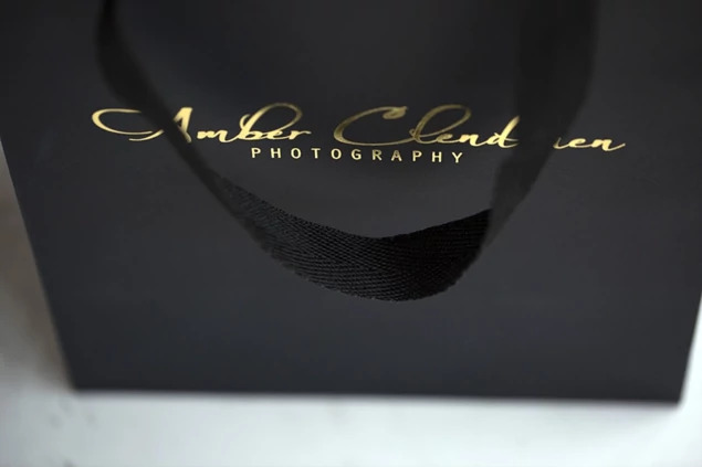 Black Tyndell Euro Tote bag 8x10, 13x10, 16x12, 18x13.